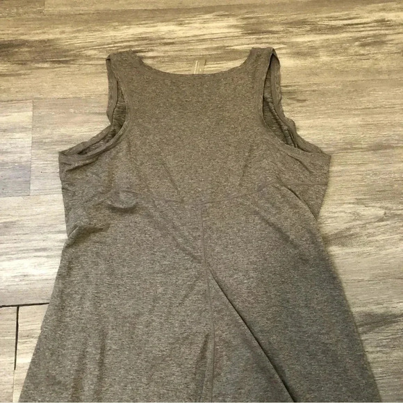 Zuda womens midi dress‎ Size LP Grey Side Slit Bodycon - Picture 10 of 10